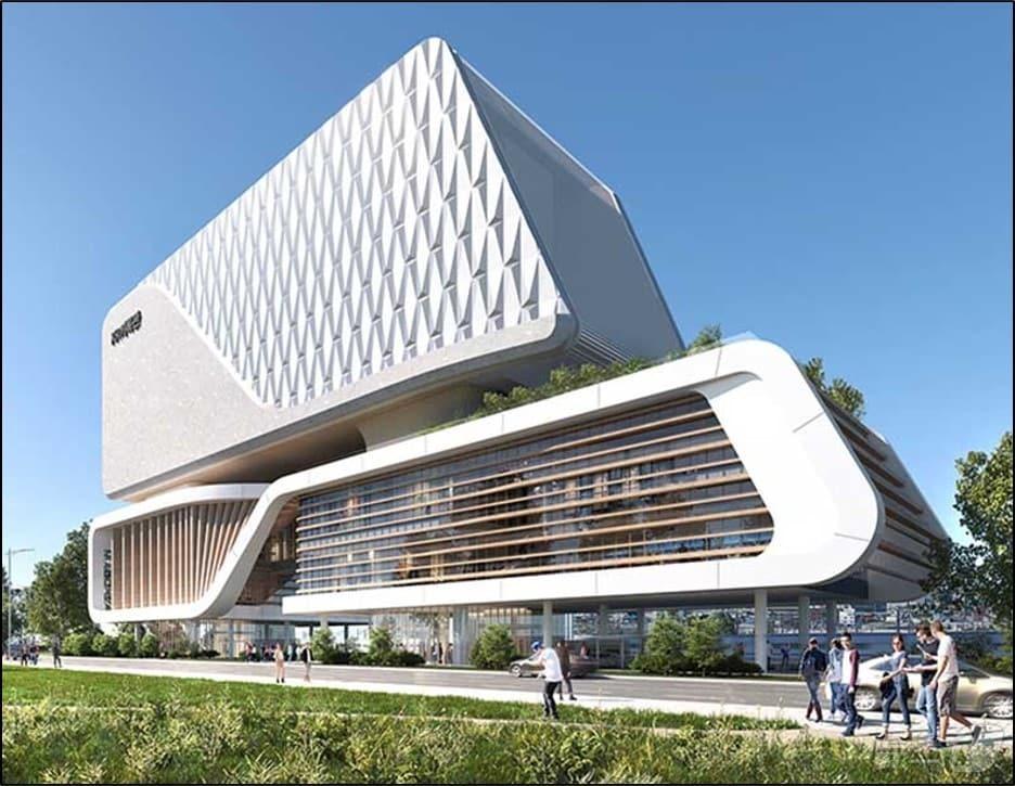 본문 이미지 - 국가철도공단 기록관 조감도.(HS화성 제공. 재판매 및 DB 금지)