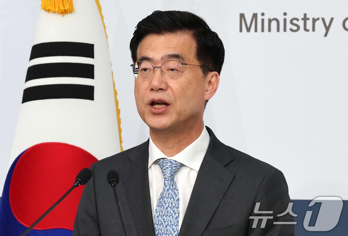 본문 이미지 - 이재웅 외교부 대변인./뉴스1 ⓒ News1 임세영 기자