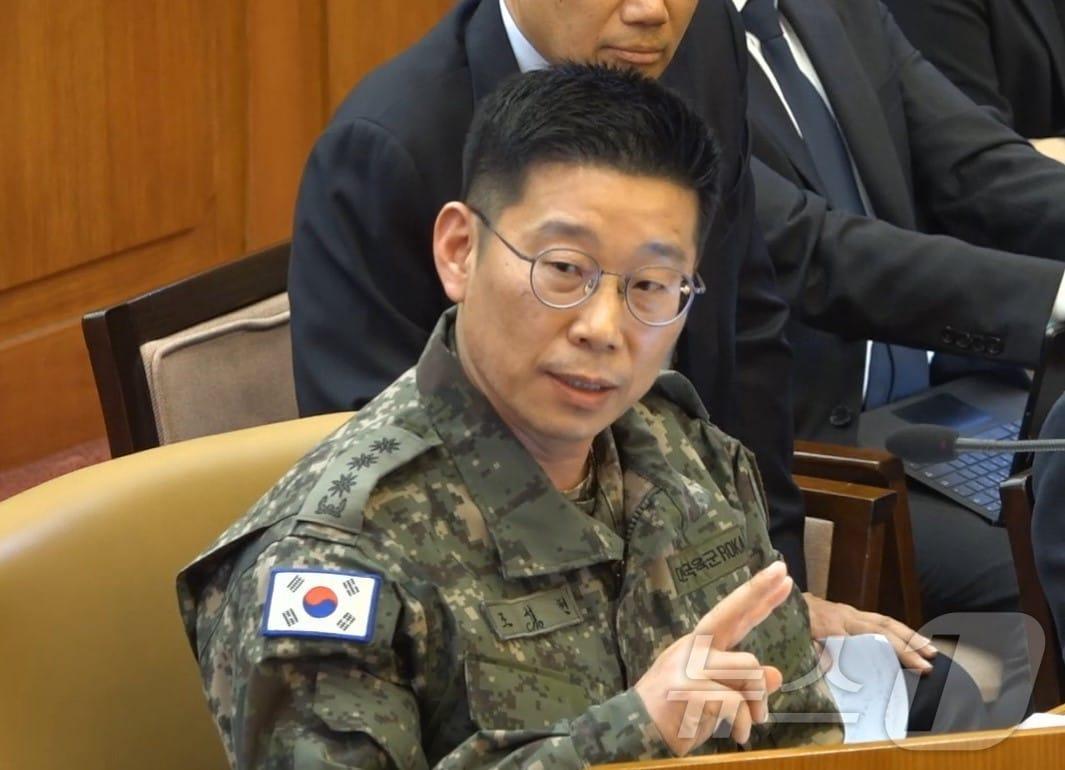 본문 이미지 - 조성현 전 수도방위사령부 제1경비단장(대령) (헌법재판소 제공. 재판매 및 DB 금지) 2025.2.13 ⓒ 뉴스1