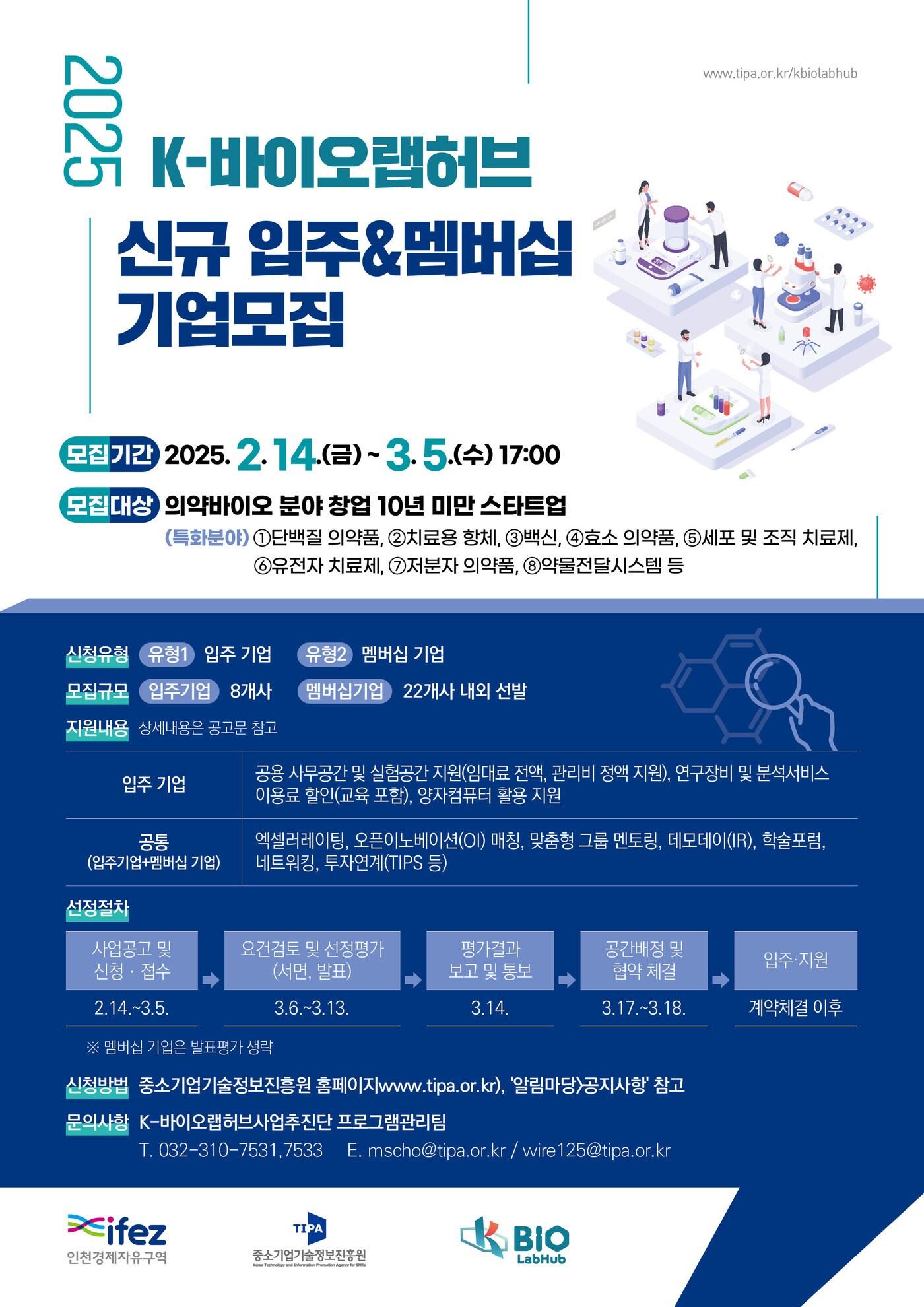본문 이미지 - 모집 포스터 이미지 (중소기업기술정보진흥원 제공)