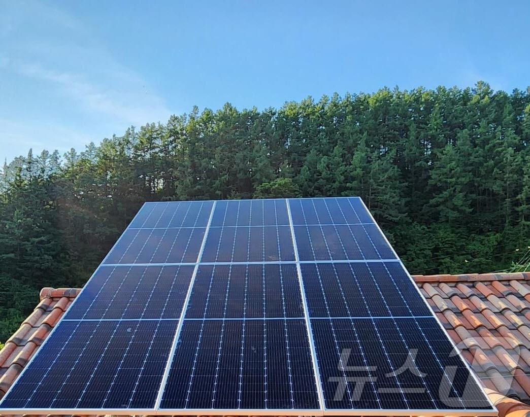 본문 이미지 -  14일 충북 충주시가 8년 연속 신재생에너지 융복합지원 공모사업에 선정됐다고 밝혔다.(충주시 제공. 재판매 및 DB금지)/뉴스1