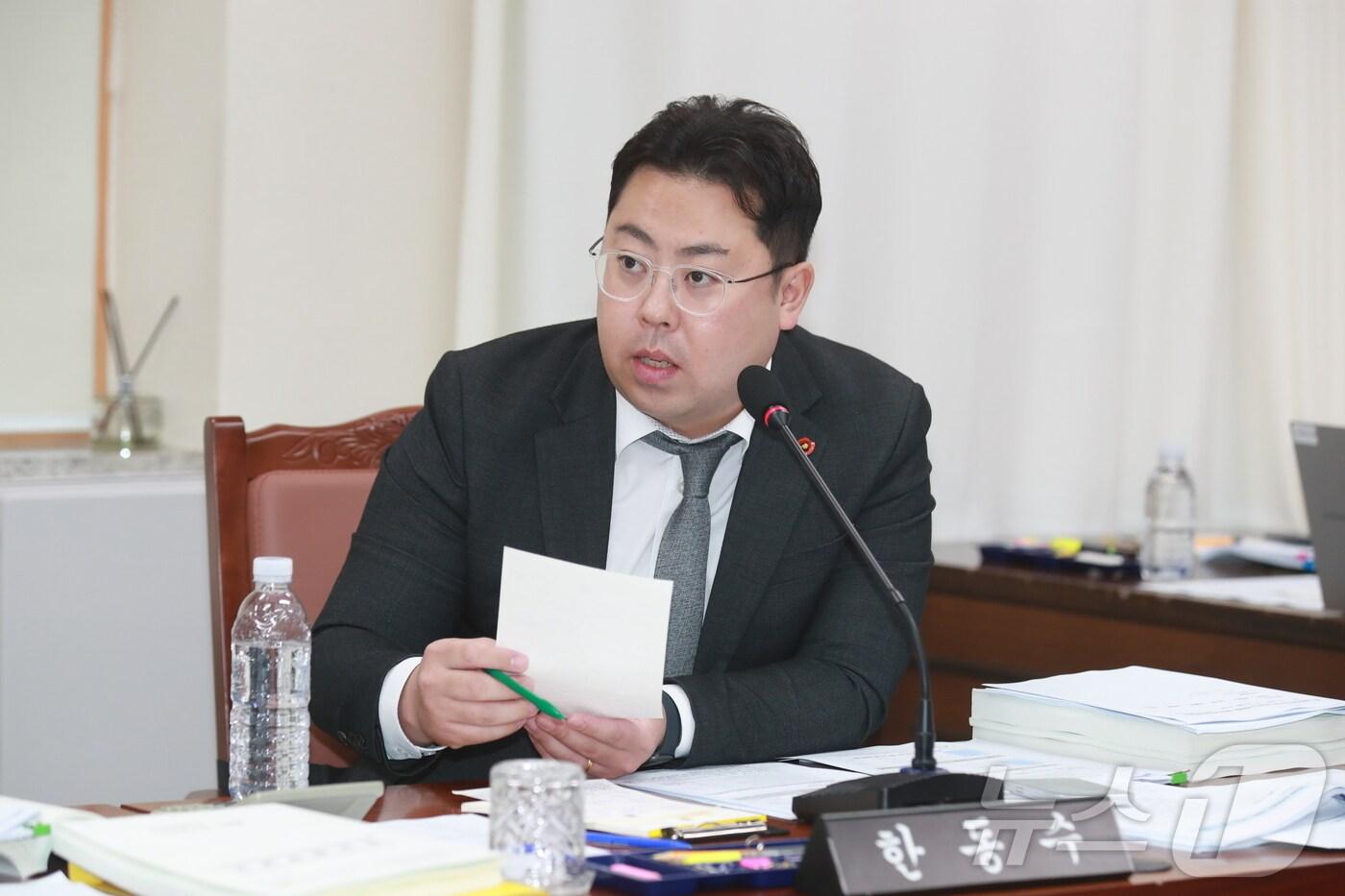 본문 이미지 -  한동수 제주도의원(제주도의회 제공)/뉴스1