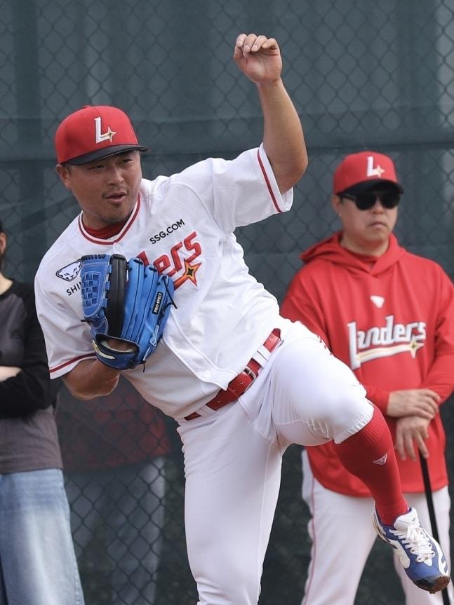 본문 이미지 -  SSG 랜더스 좌완 투수 한두솔. (SSG 랜더스 제공)