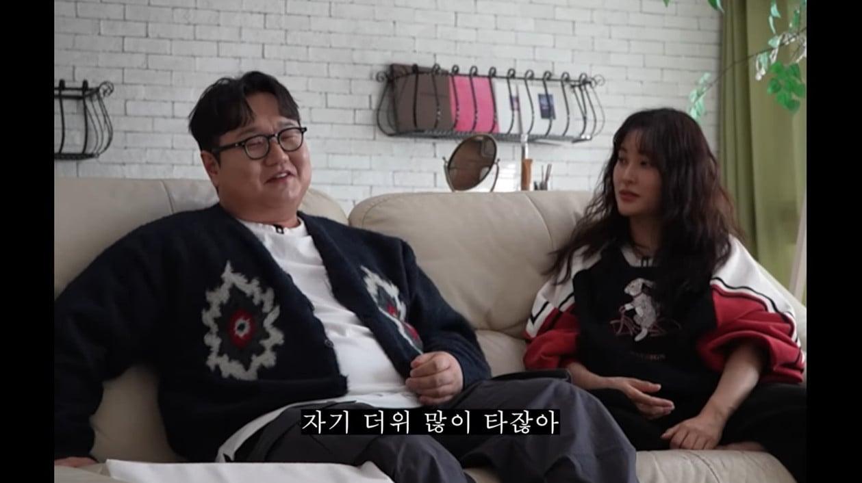 본문 이미지 - 박규리와 나선욱(유튜브 영상 갈무리)