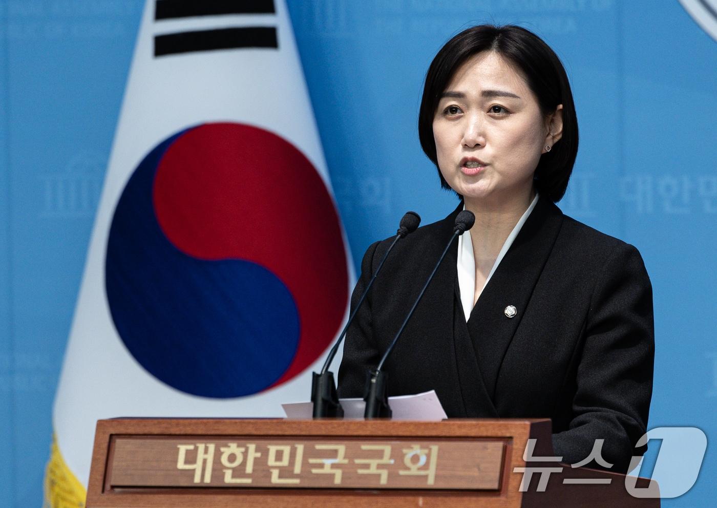 백승아 더불어민주당 원내대변인. &#40;자료사진&#41; 2025.2.16/뉴스1 ⓒ News1 이재명 기자