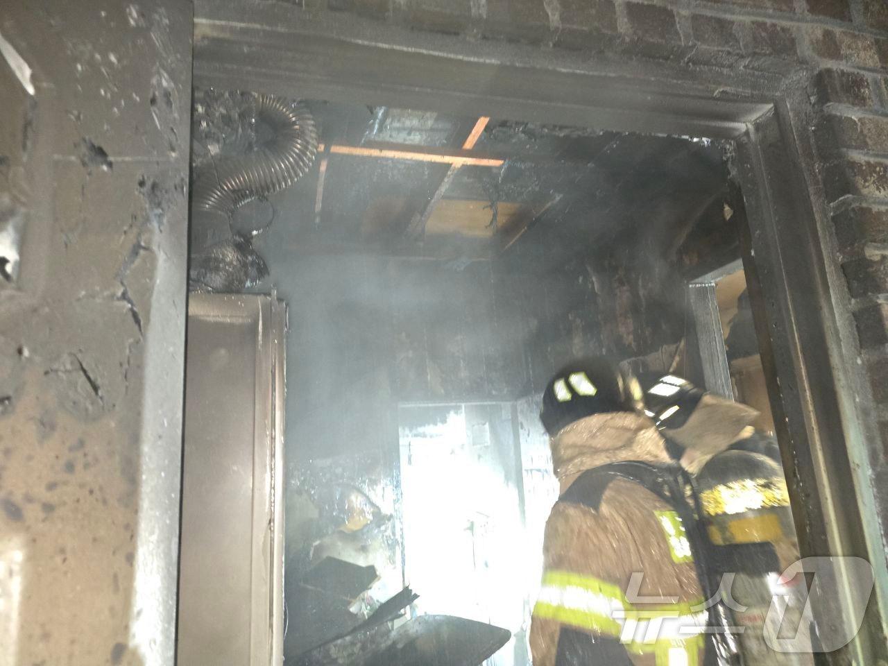 본문 이미지 - 화재현장(경기도소방재난본부 제공)/뉴스1