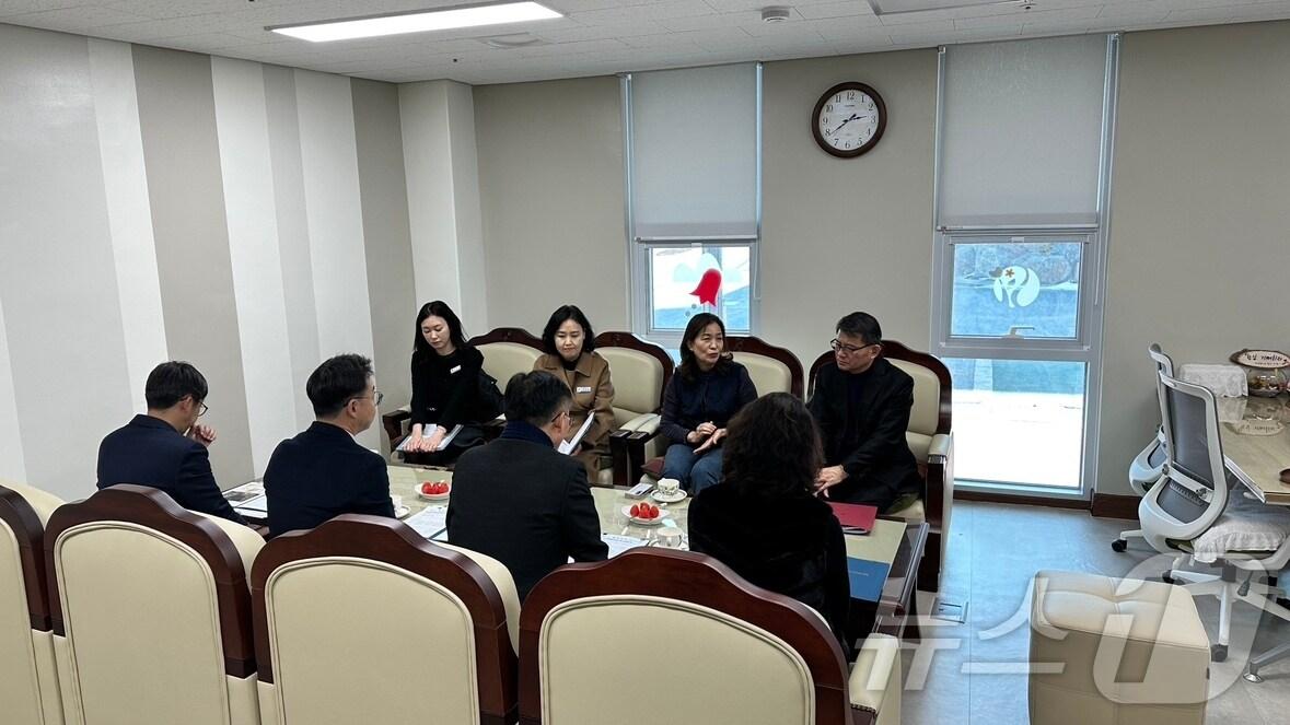 본문 이미지 - 충남교육청이 (가칭)유아교육원 서부체험교육원 설립 추진협의회를 진행하고 있다.(충남교육청 제공. 재판매 및 DB금지) /뉴스1