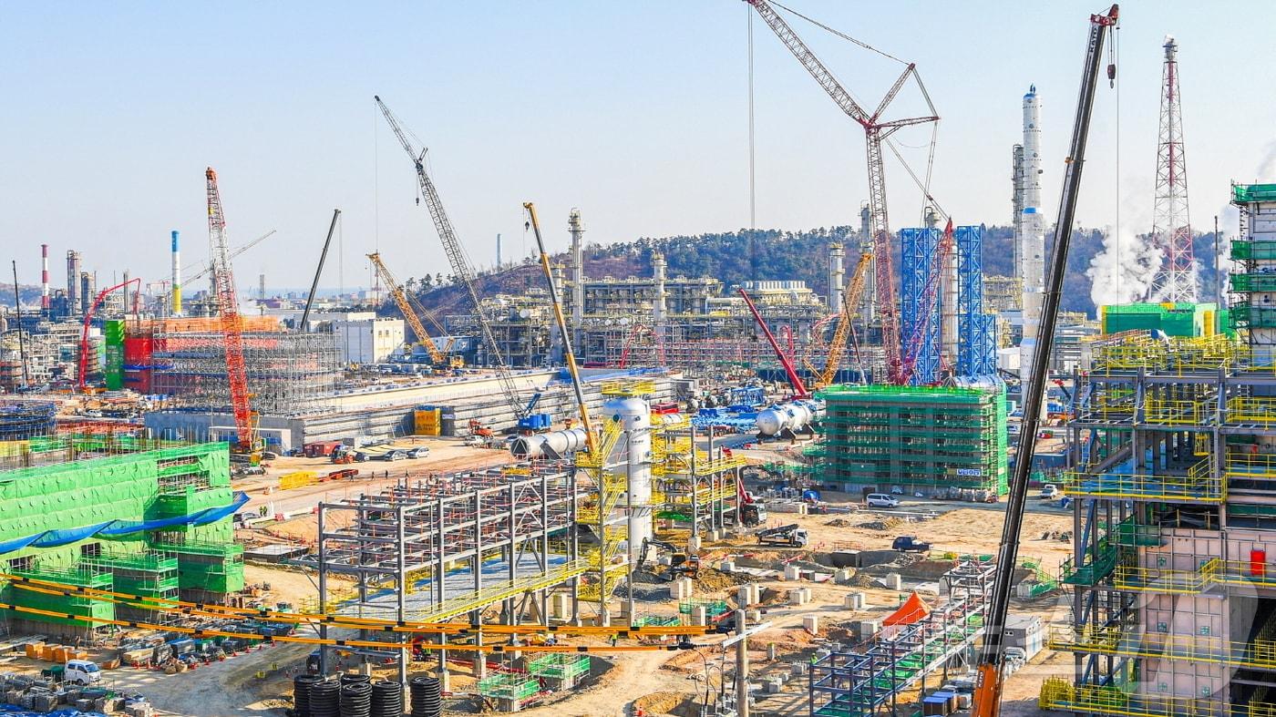 S-OIL 샤힌 프로젝트 공사 현장. (S-OIL 제공. 재판매 및 DB 금지) /뉴스1