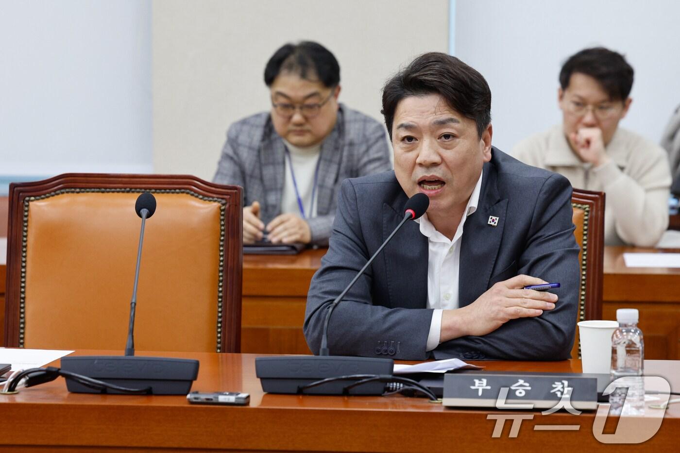 부승찬 더불어민주당 대변인. ⓒ News1 안은나 기자