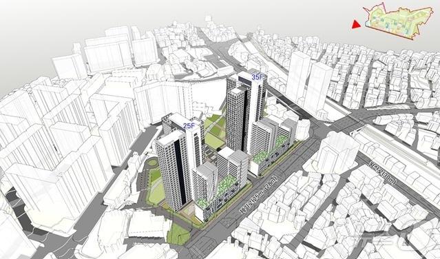 본문 이미지 -  청량리동 19번지 일대 단지 예상 조감도 (서울시 제공)
