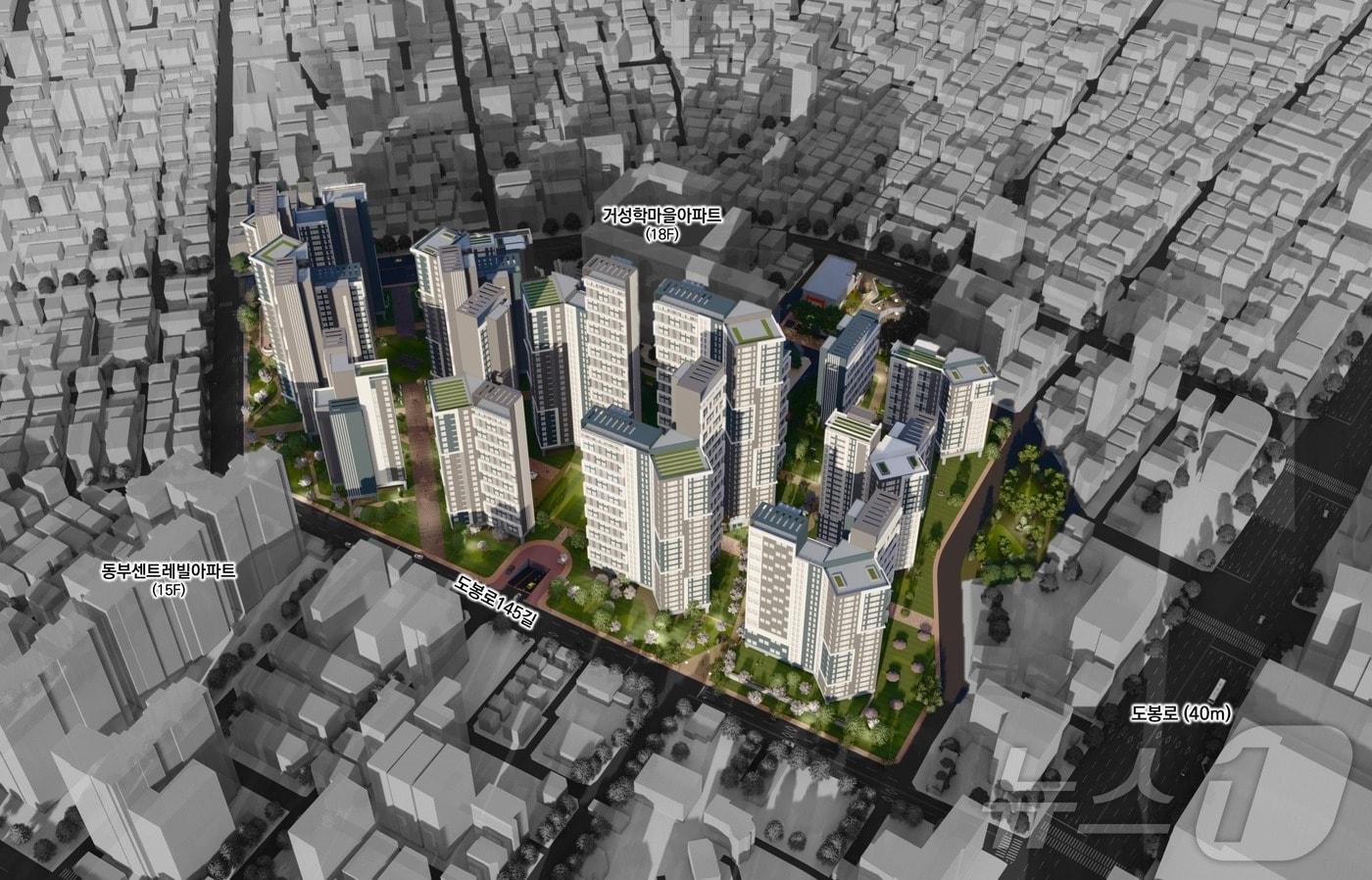 도봉구 방학동 685번지 일대 조감도 (서울시 제공)