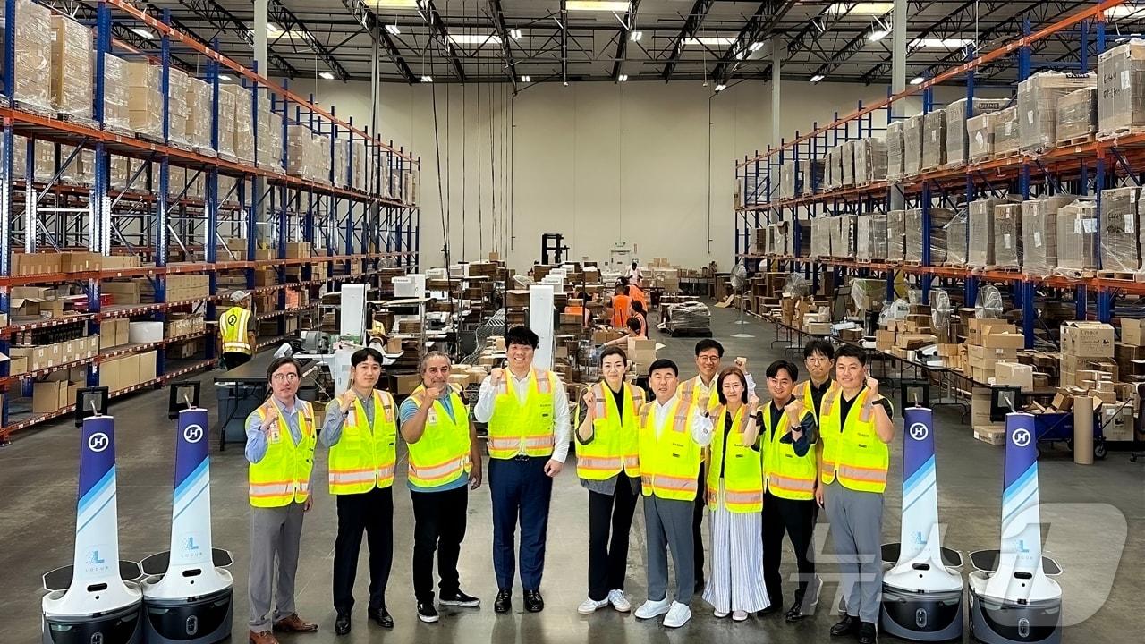 본문 이미지 - 한진 LA 풀필먼트 현장 사진(한진 제공)