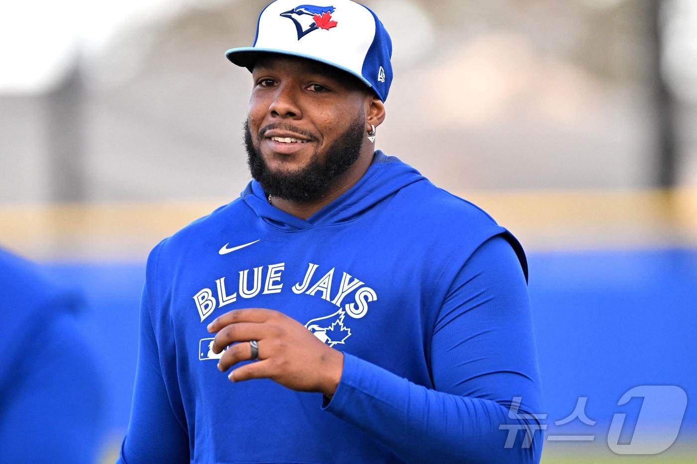 MLB 토론토에서 뛰고 있는 블라디미르 게레로 주니어. ⓒ 로이터=뉴스1