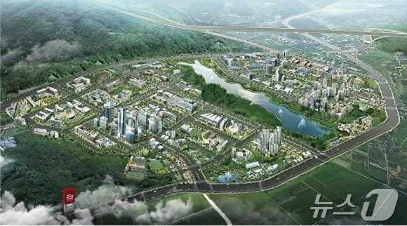 본문 이미지 - 경산지식산업지구 조감도/뉴스1
