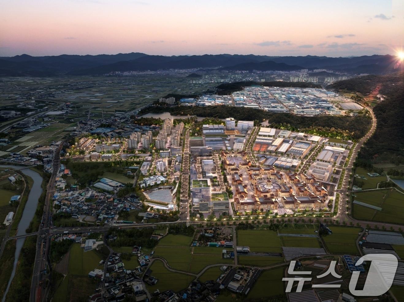 본문 이미지 - 경산 프리미엄 아울렛 조감도/뉴스1 ⓒ News1 정우용 기자