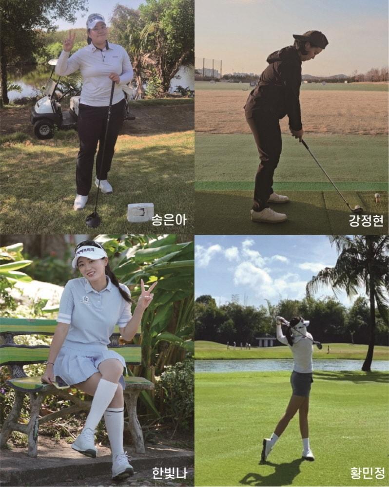 본문 이미지 - 2025시즌 KLPGA투어에 활력을 불어넣을 루키 선수들. (KLPGA 제공)