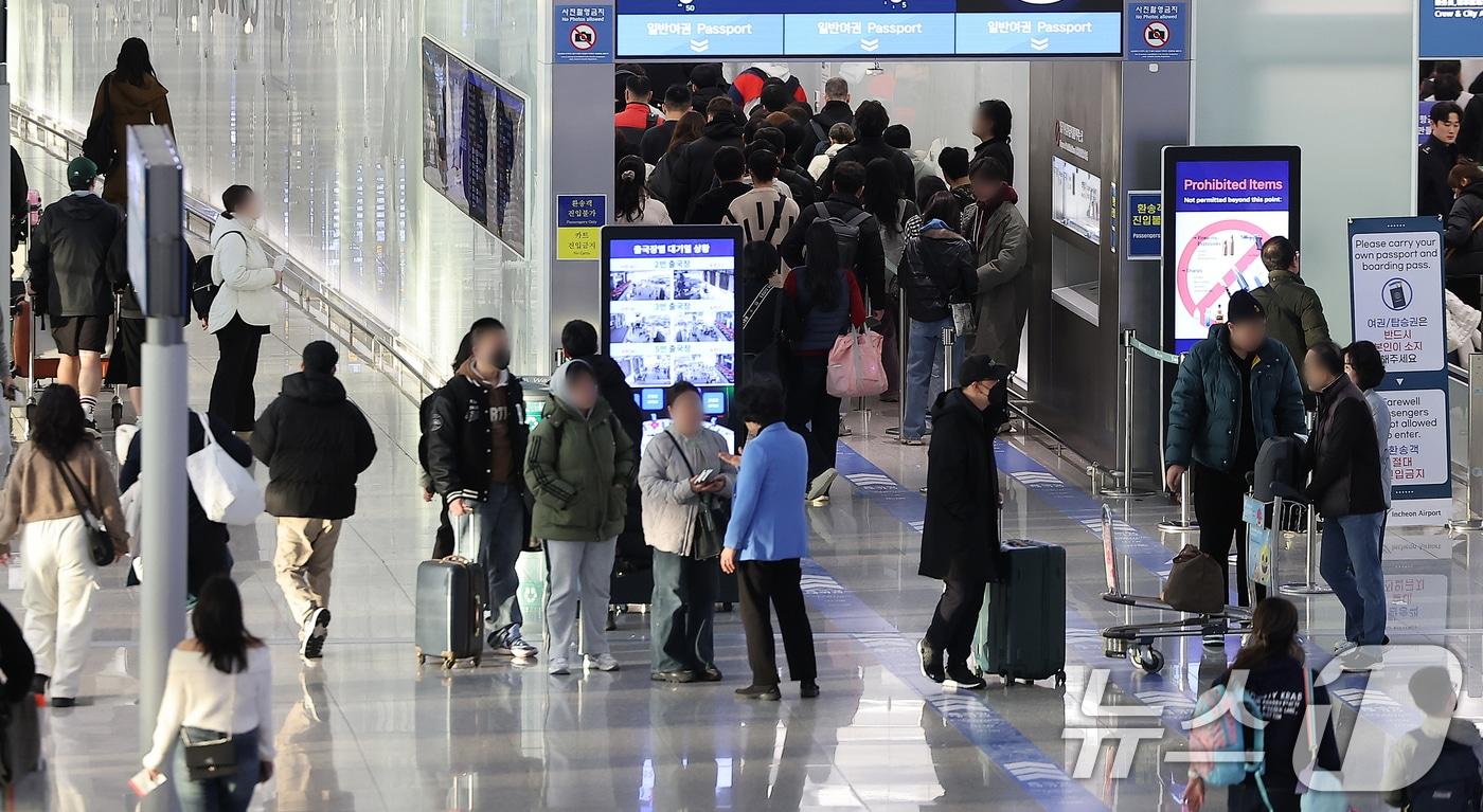 인천국제공항 제1터미널 출국장(사진은 기사 내용과 무관함) / 뉴스1 ⓒ News1