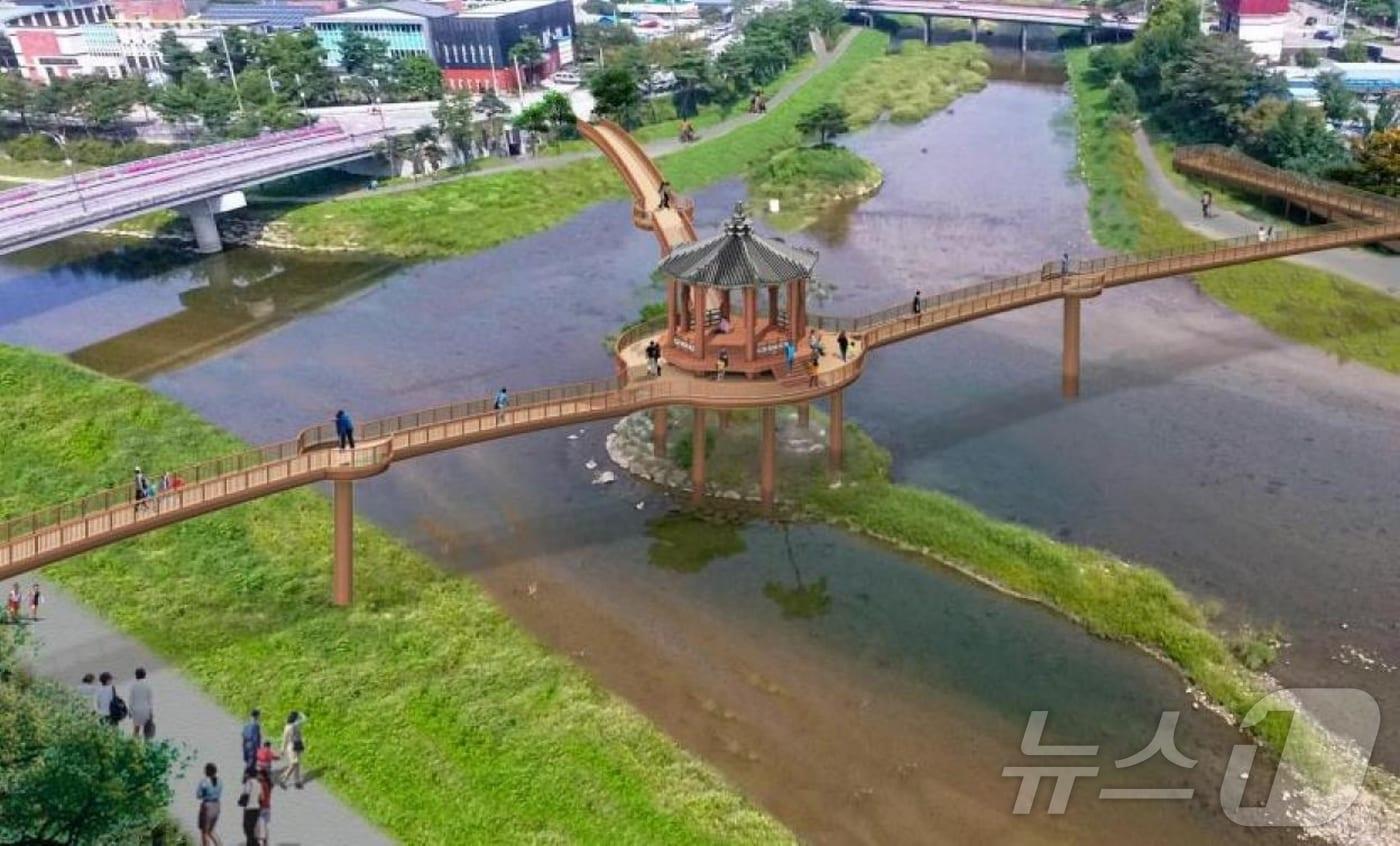 괴산군, 동진천·성황천 종합관광활성화사업 조감도/뉴스1