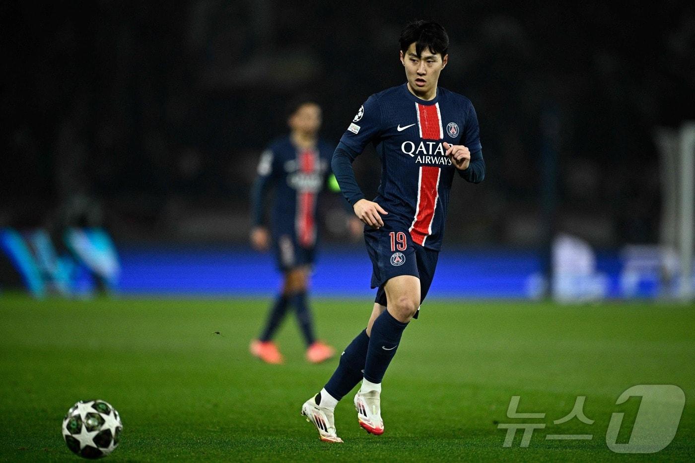 PSG의 이강인 ⓒ AFP=뉴스1 ⓒ News1 우동명 기자