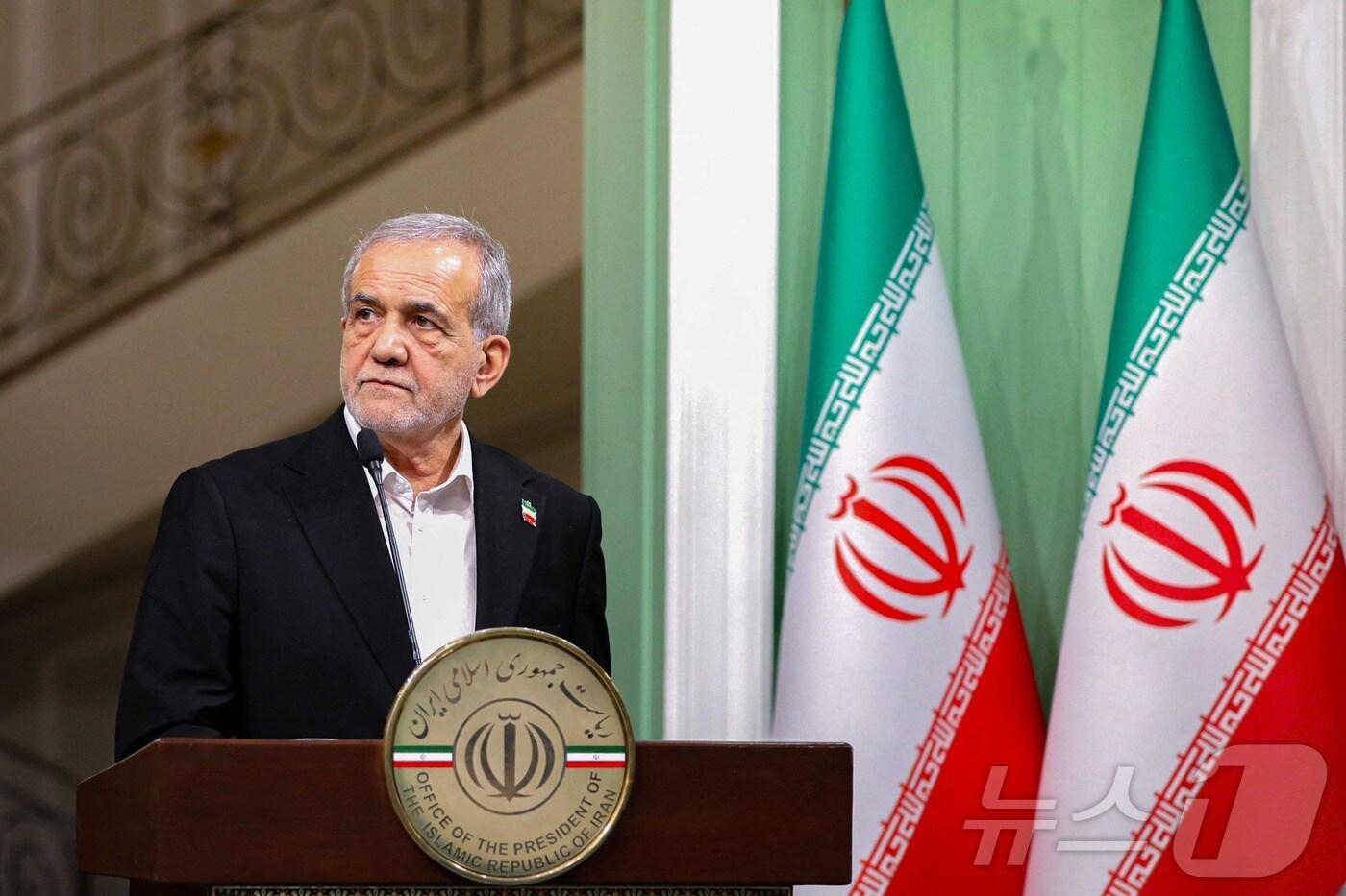 마수드 페제시키안 이란 대통령. ⓒ AFP=뉴스1 ⓒ News1 우동명 기자