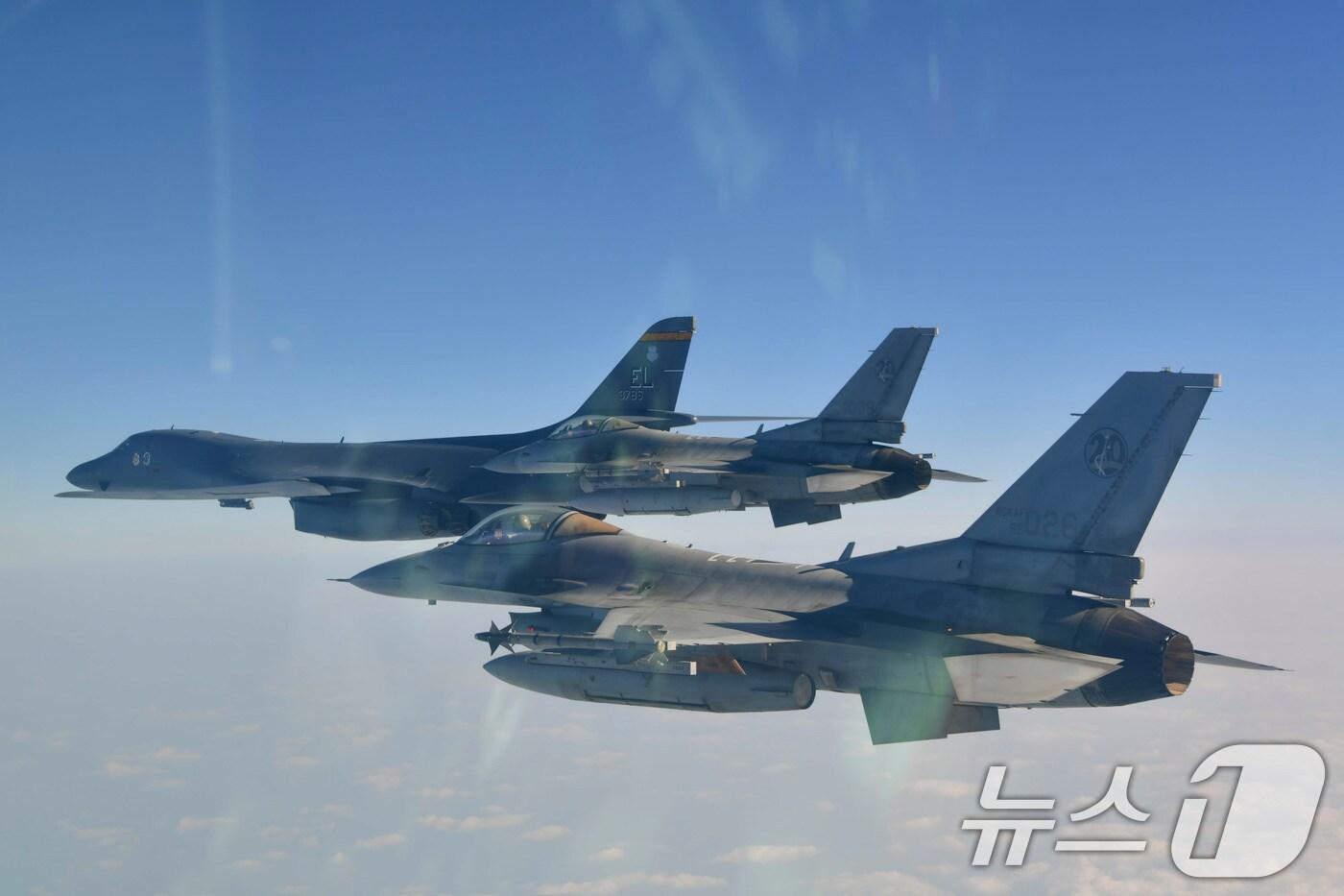 미국 B-1B 전략폭격기 '랜서'. (국방부 제공. 재판매 및 DB 금지) 2025.2.20/뉴스1