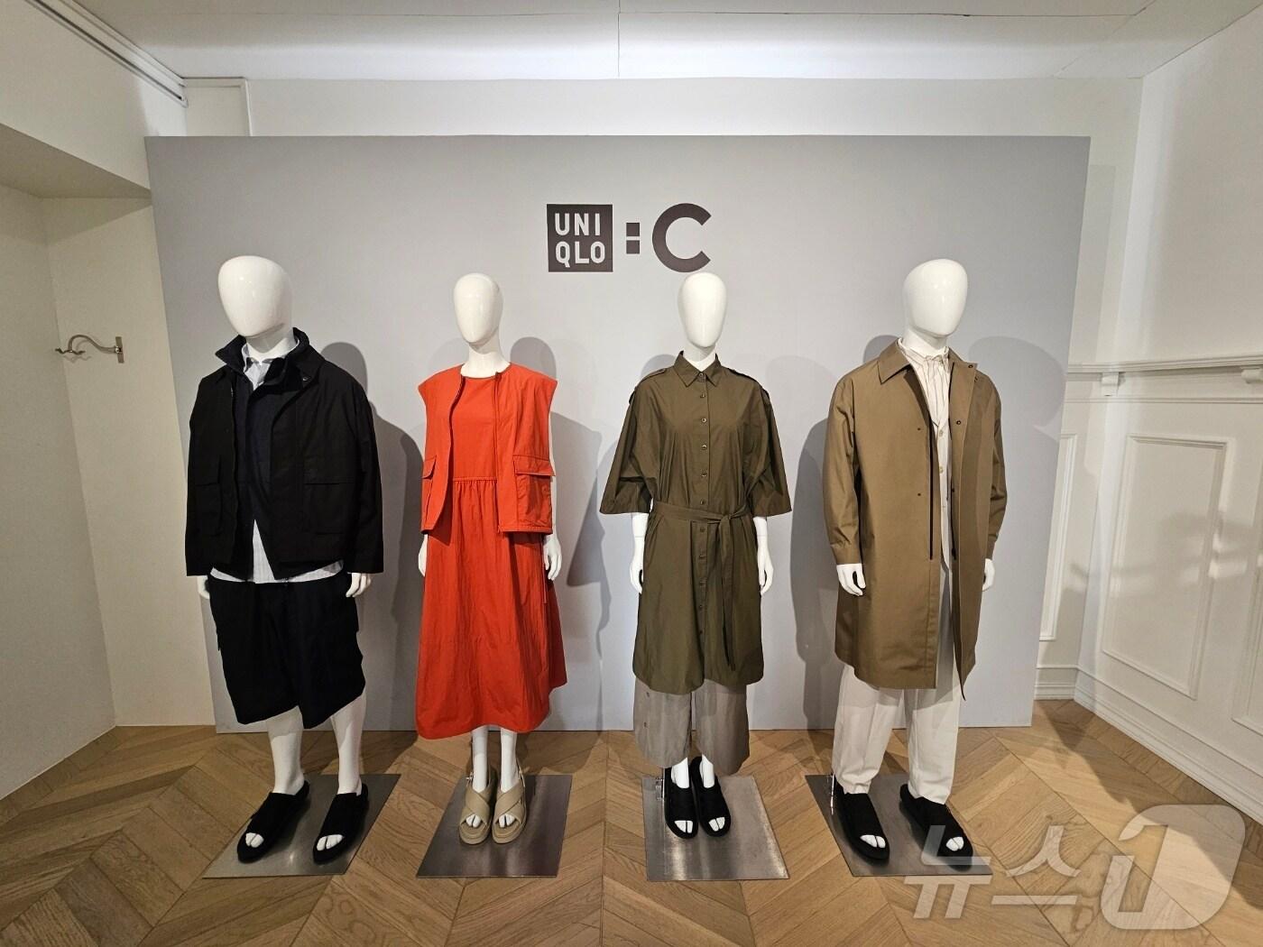 본문 이미지 - 유니클로 25SS 시즌 컬렉션 프리뷰 행사장 모습.ⓒ 뉴스1/김진희 기자.