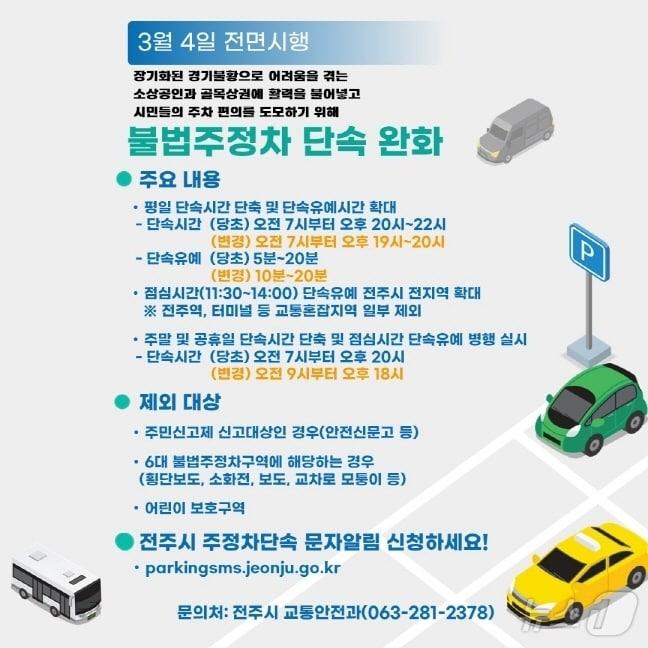 본문 이미지 - 전주시 주차정책 포스터/뉴스1