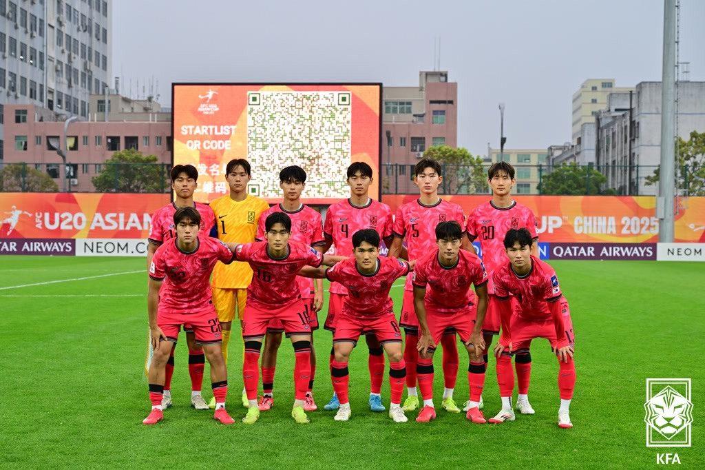 본문 이미지 - 이창원 감독이 이끄는 20세 이하 축구대표팀. &#40;대한축구협회 제공&#41;