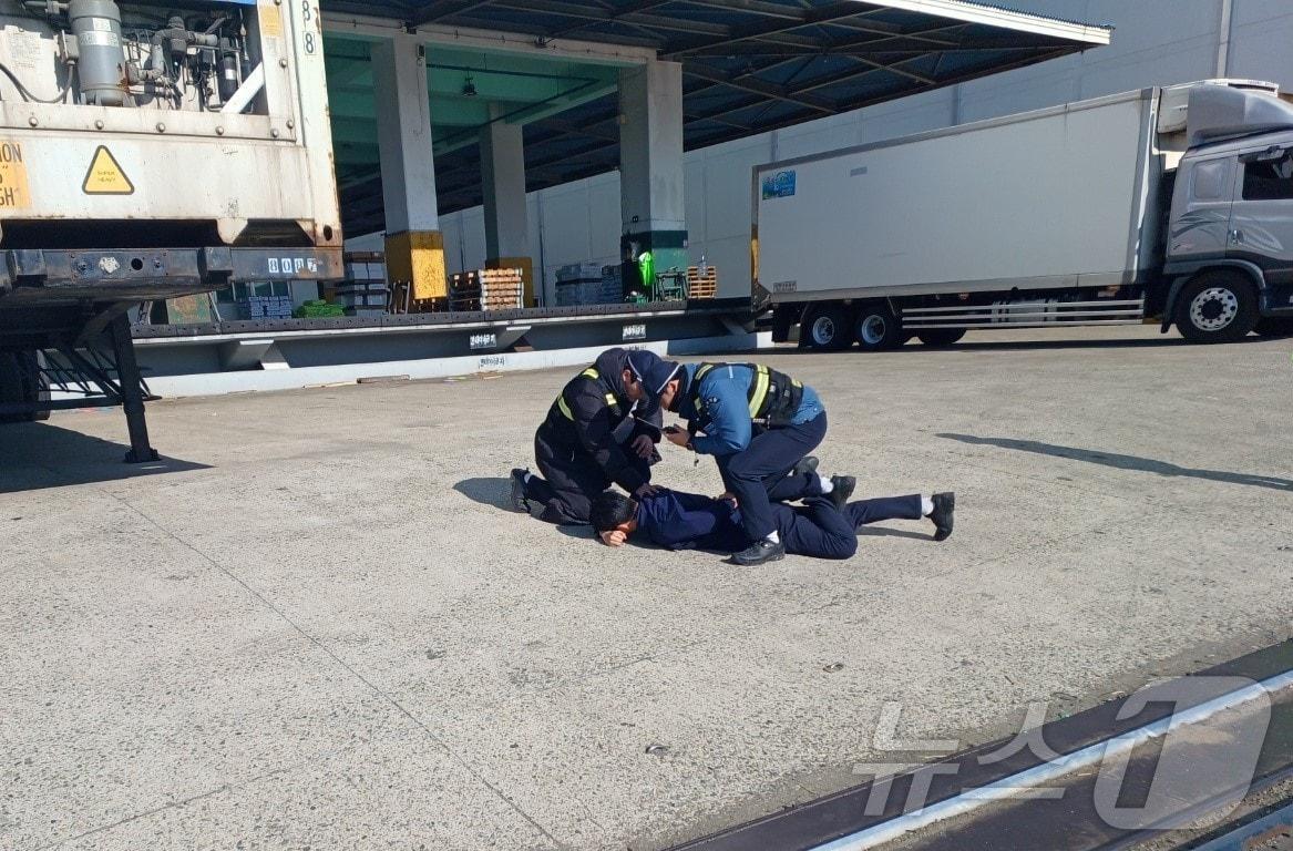 본문 이미지 - 부산 감천항 밀입국 예방 불시 합동훈련 모습&#40;BPA제공. 재판매 및 DB 금지&#41;