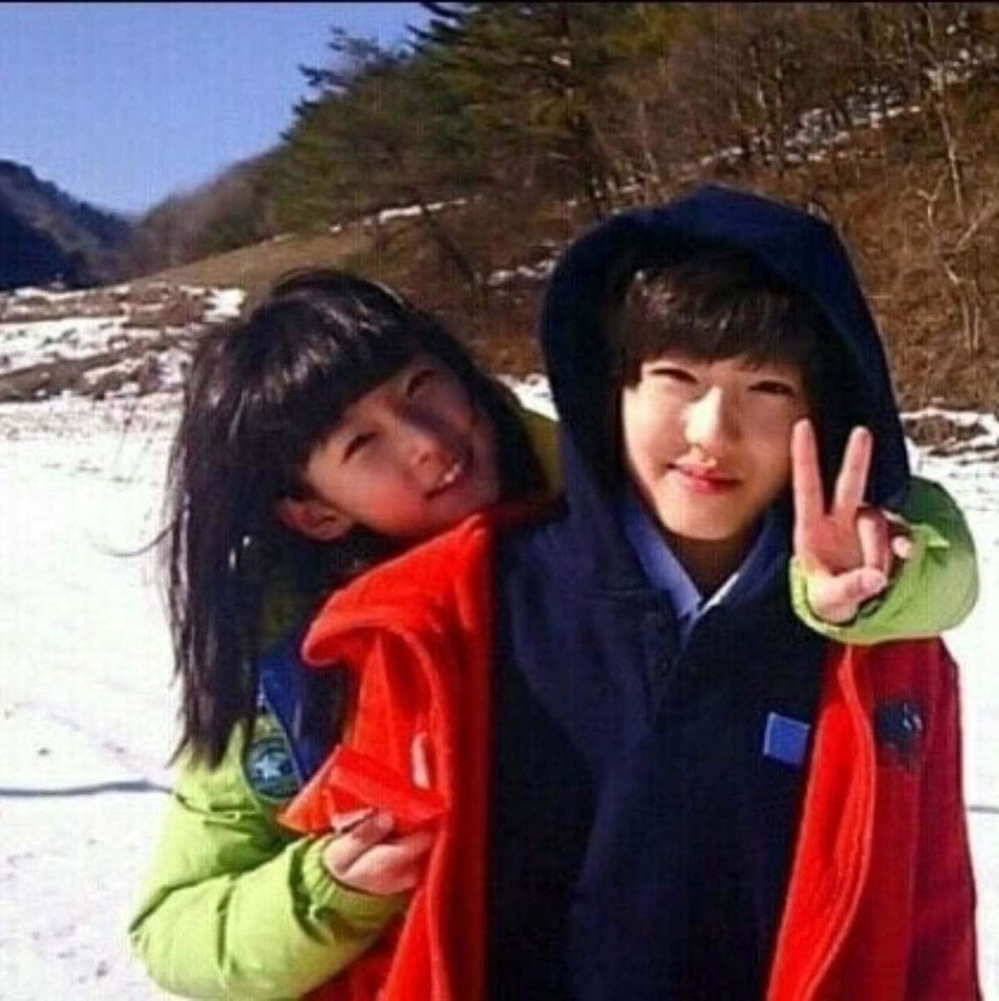 본문 이미지 - 故김새론과 SF9 찬희(SNS 갈무리)