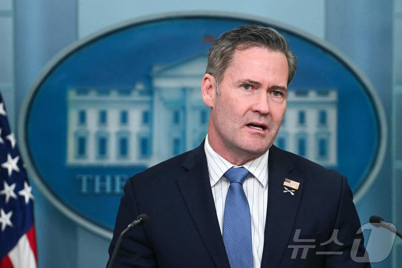 본문 이미지 - 마이크 왈츠 백악관 국가안보보좌관 2025.02.21 ⓒ AFP=뉴스1 ⓒ News1 우동명 기자