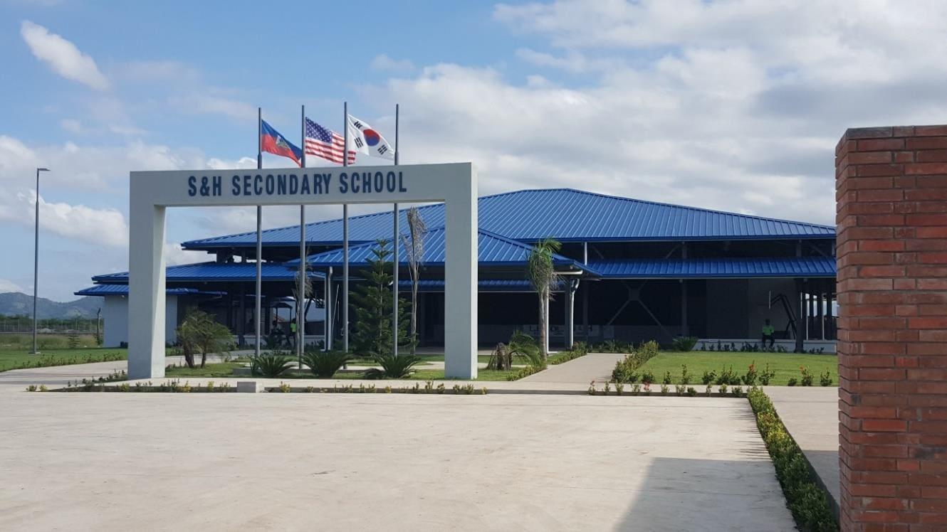 본문 이미지 - 글로벌세아가 아이티에 세운 세아학교 (글로벌세아그룹 제공)