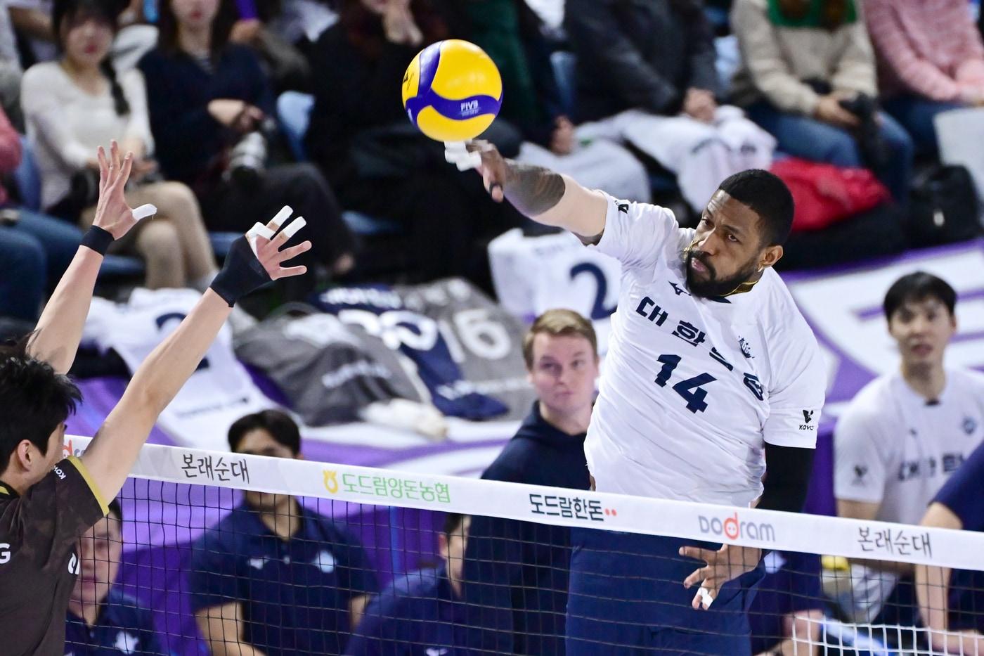 대한항공 외국인 선수 요스바니. (KOVO 제공)