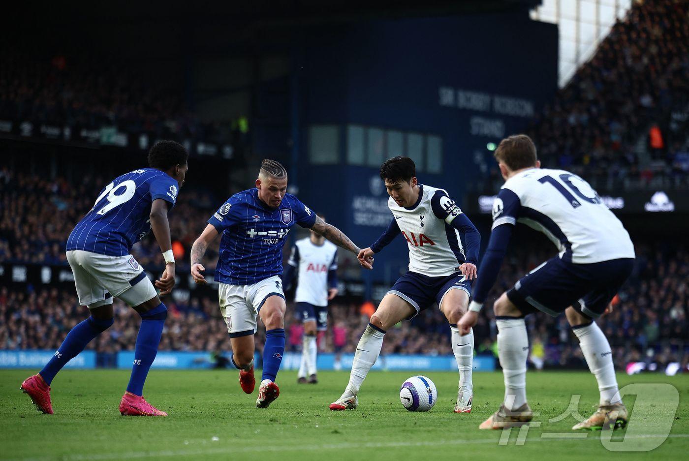 토트넘 홋스퍼의 손흥민. ⓒ AFP=뉴스1