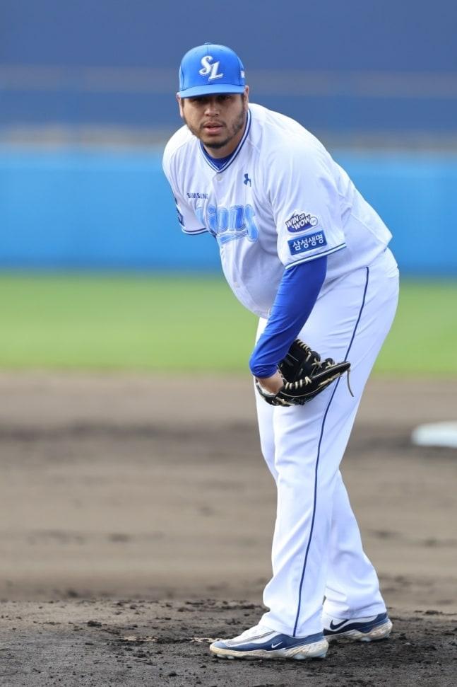 본문 이미지 -  삼성 라이온즈 아리엘 후라도. (삼성 라이온즈 제공)