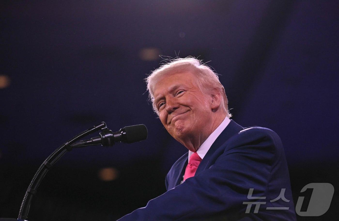 도널드 트럼프 미국 대통령. 2025.02.23 ⓒ AFP=뉴스1 ⓒ News1 우동명 기자