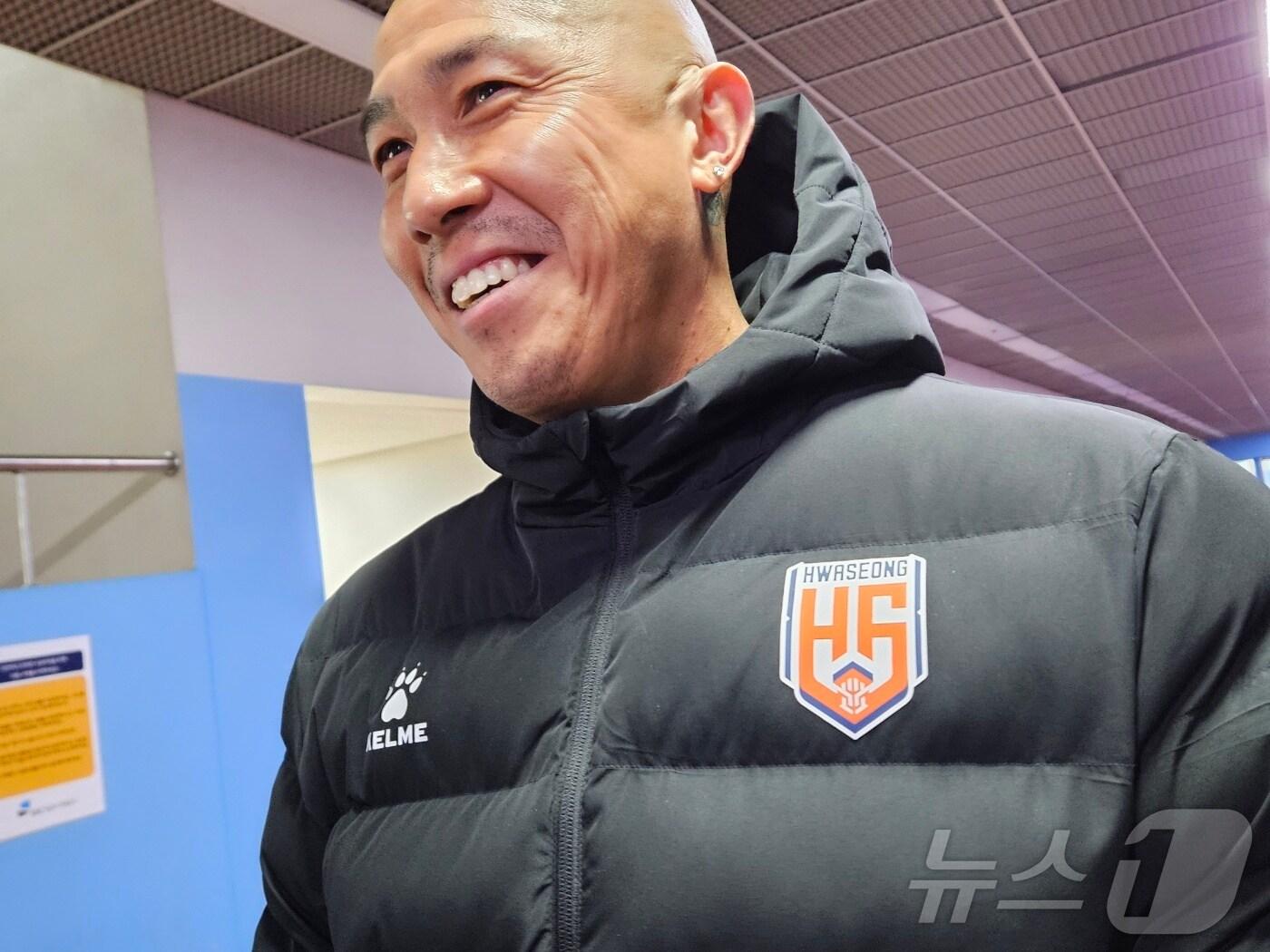 본문 이미지 -  프로 사령탑으로서의 첫 경기를 앞둔 차두리 감독ⓒ News1 안영준 기자