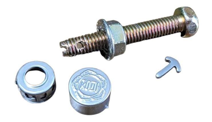 본문 이미지 - 자동차 등록번호판 봉인 부품.(한국교통안전공단 제공)