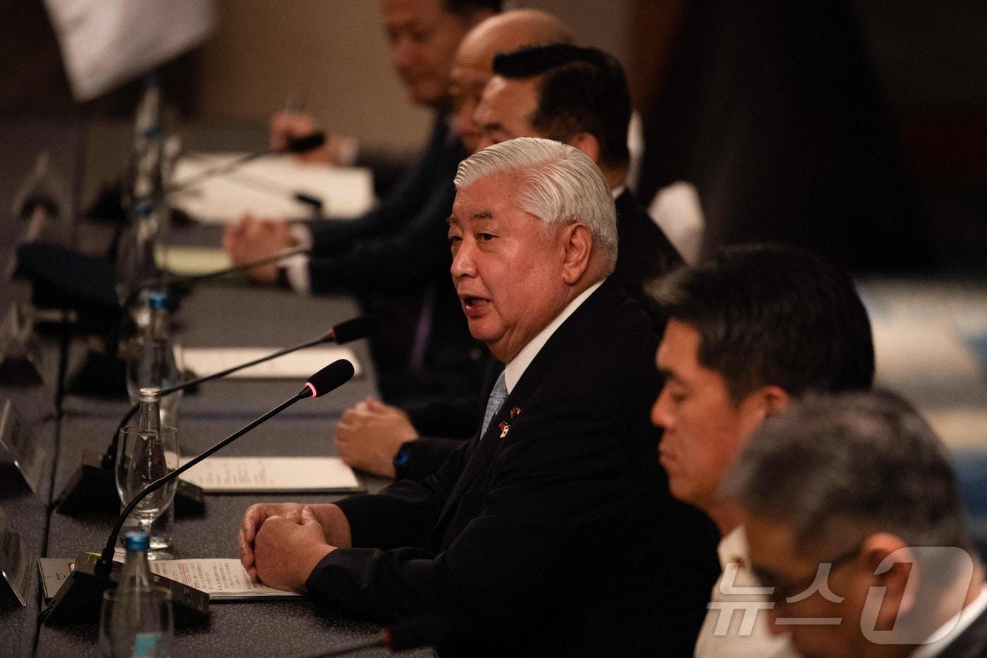 나카타니 겐 일본 방위상2025.02.24 ⓒ AFP=뉴스1 ⓒ News1 우동명 기자