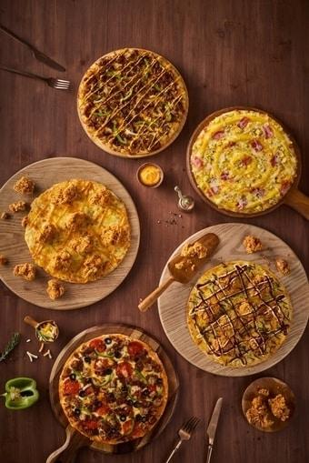 본문 이미지 - 맘스피자 &#39;시부야 맘스터치&#39; 판매 제품 이미지.&#40;맘스터치 제공&#41;