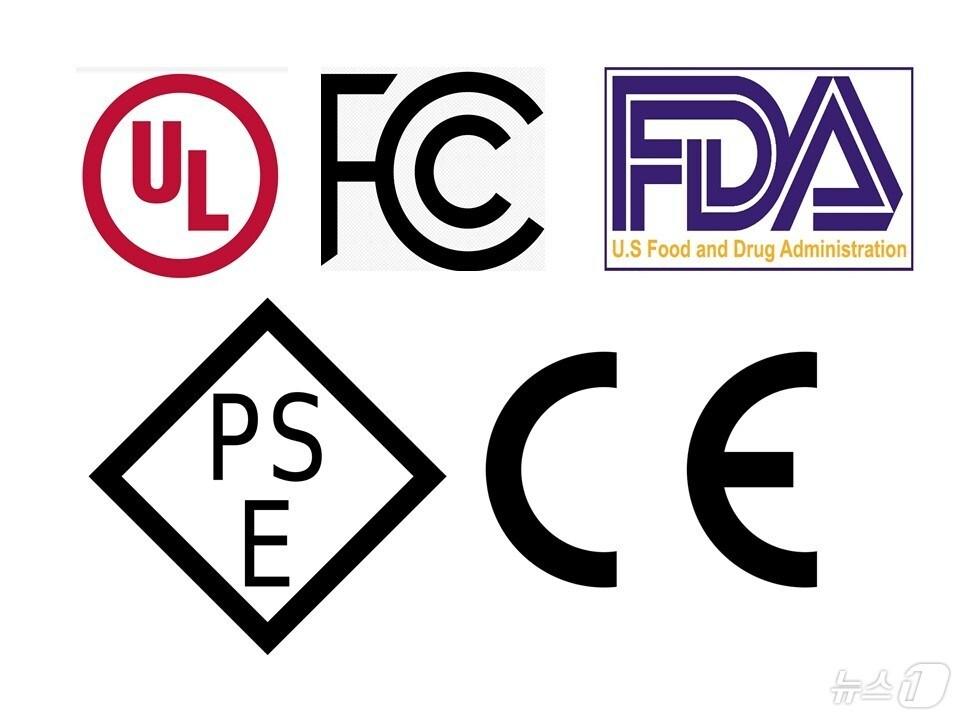 본문 이미지 - 국외인증 마크. (수원시 제공. 재판매 및 DB 금지) 2025.2.24/뉴스1