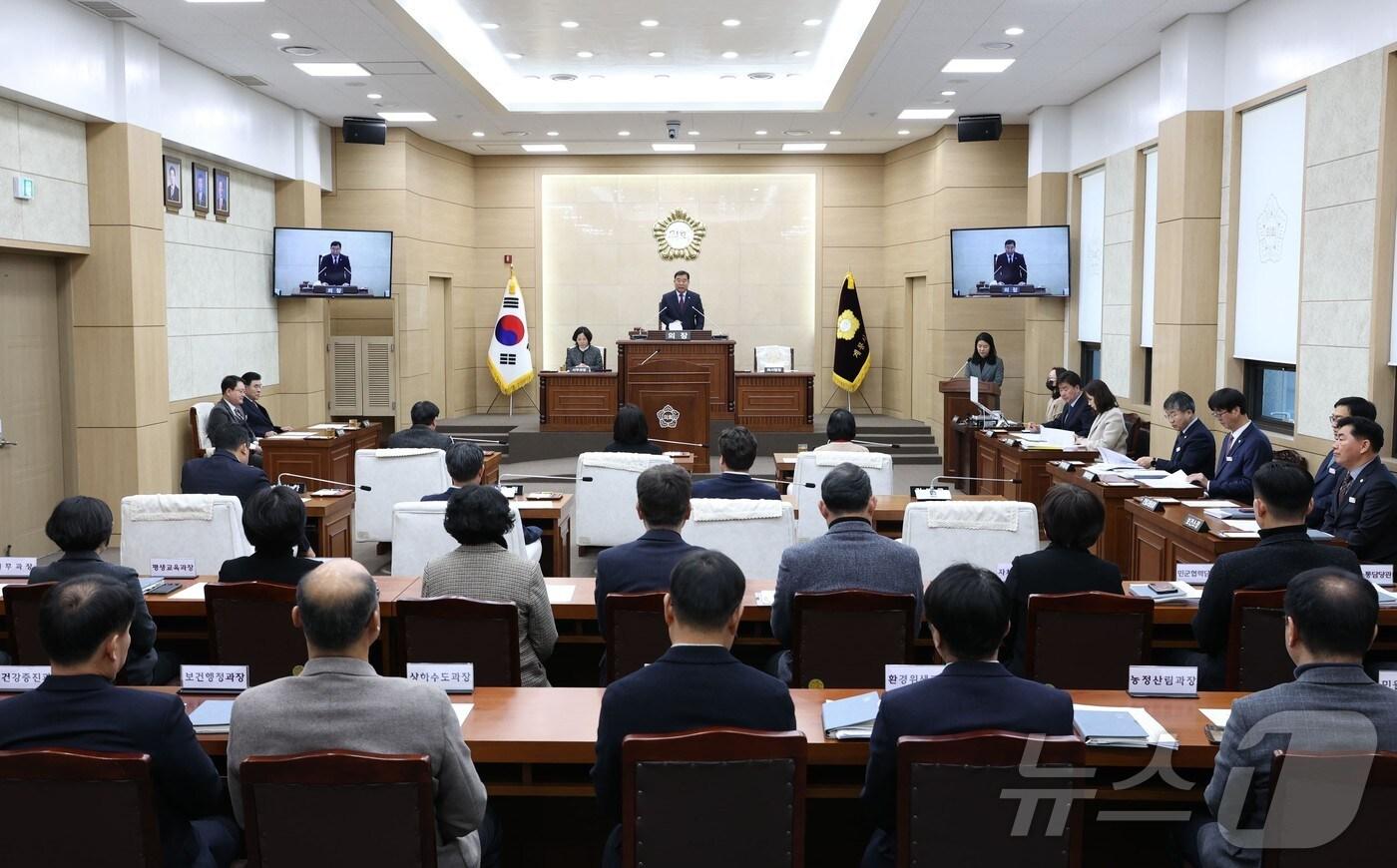 제179회 임시회 모습. (계룡시의회 제공. 재판매 및 DB금지) /뉴스1 