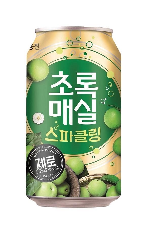 본문 이미지 - 웅진식품 초록매실 스파클링 제로(웅진식품 제공).