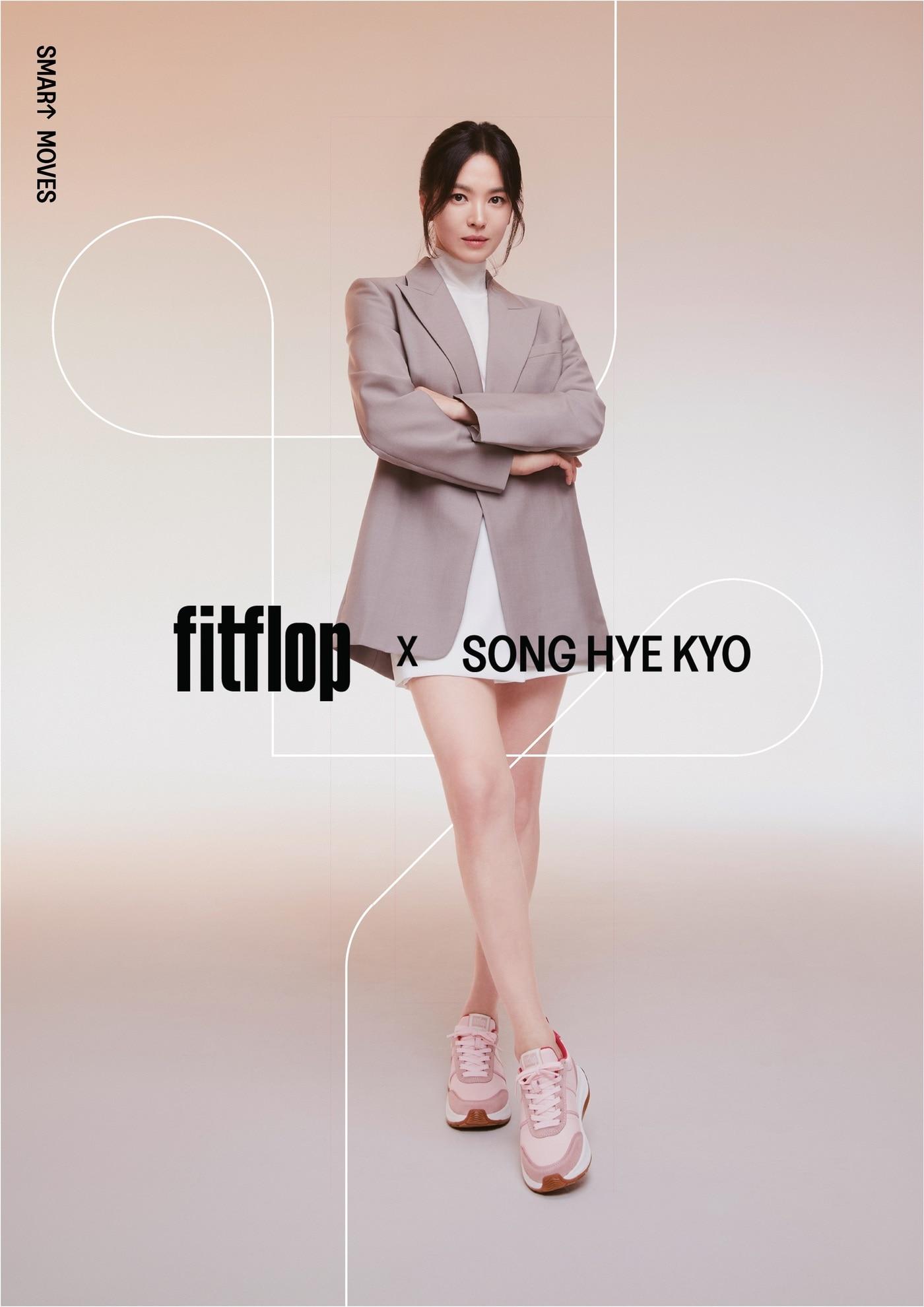 본문 이미지 - 핏플랍(FITFLOP)은 아시아 브랜드 앰버서더인 배우 송혜교와 함께한 'FITFLOP X SHK' 25SS 캠페인을 공개했다.(핏플랍제공)