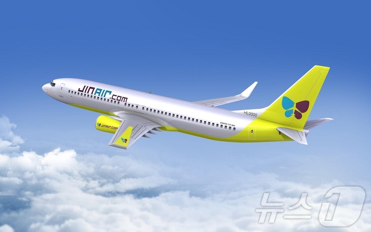 본문 이미지 - 진에어 항공기.&#40;진에어 제공. 재판매 및 DB 금지&#41; 