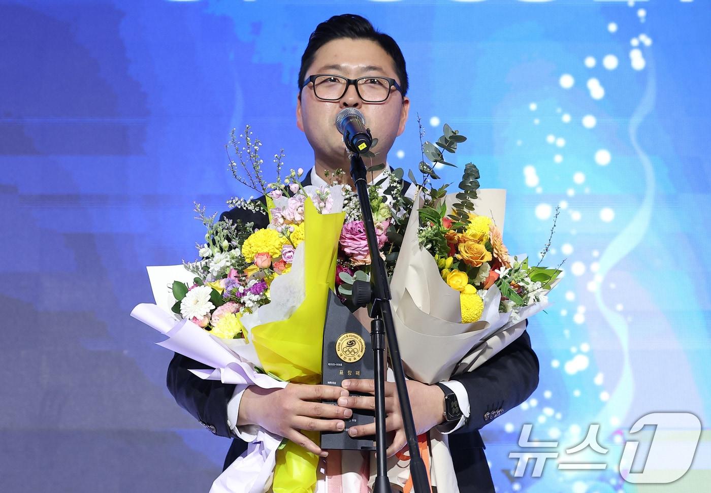 대한체육회 선수위원회 위원으로 선임된 한국 양궁 국가대표 김우진. /뉴스1 ⓒ News1 김성진 기자