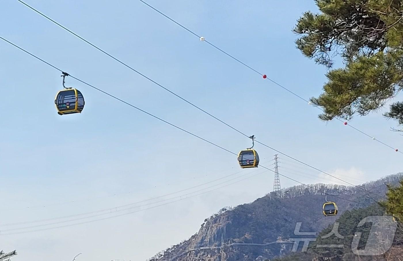 강원 원주시 간현관광지 케이블카 자료 사진. ⓒ News1