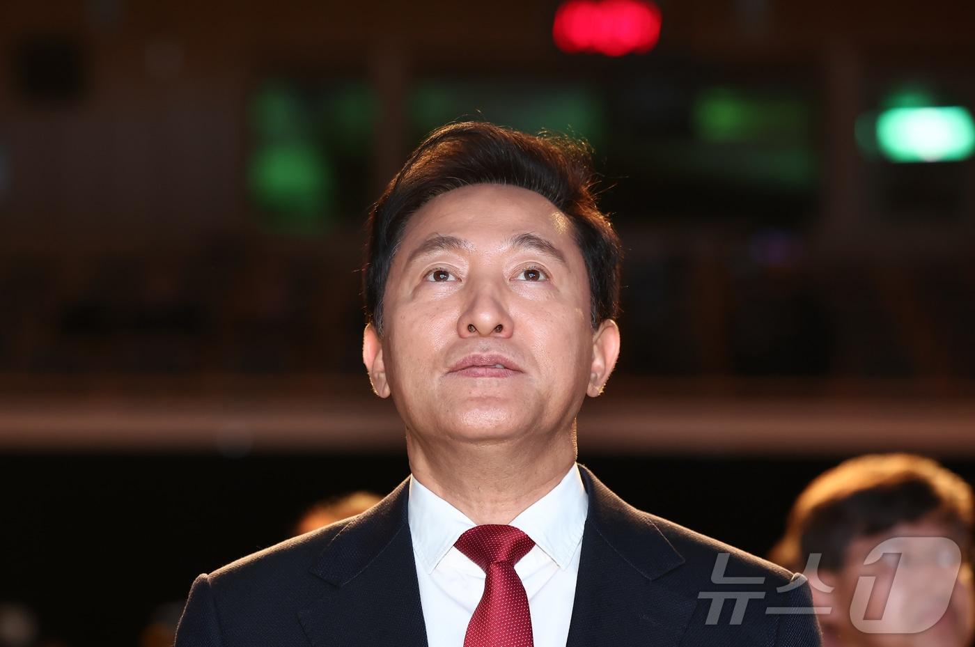 오세훈 서울시장이 26일 서울 중구 서울시청 다목적홀에서 열린 제4회 서울시 안보포럼 &#39;트럼프 2기, 한반도 안보의 길을 묻다&#39;에 참석해 있다. 2025.2.26/뉴스1 ⓒ News1 김도우 기자