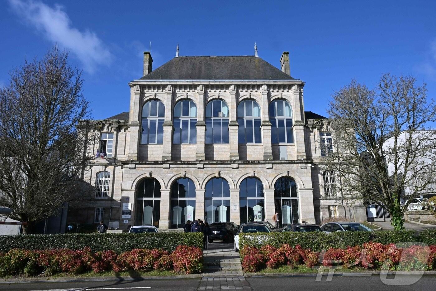프랑스 브르타뉴주에 있는 반(Vannes) 지방법원. 2025.02.25 ⓒ AFP=뉴스1 ⓒ News1 정지윤 기자