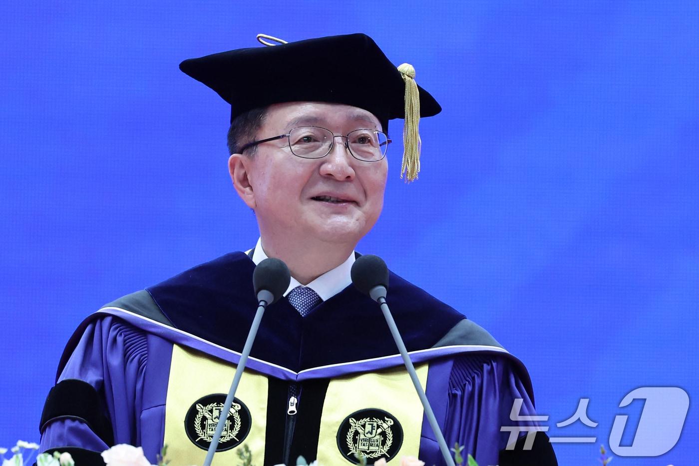 유홍림 서울대학교 총장 2025.2.26/뉴스1 ⓒ News1 황기선 기자